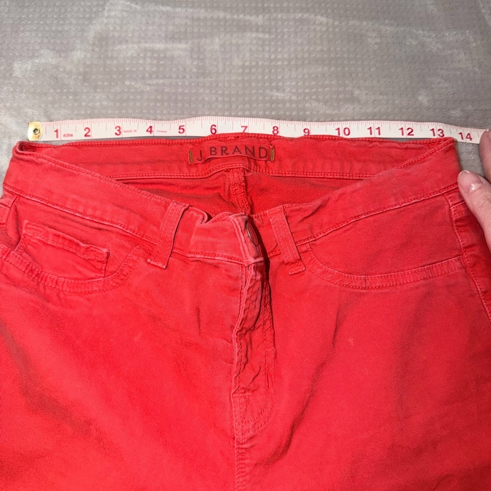 J Brand Vibrant Coral Skinny Jeans size 29 - Picture 8 of 10